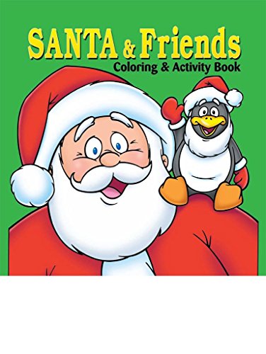 Santa and Friends Kid's Coloring & Activity Book in Bulk (25-pack)