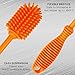 Blue Ridge Kitchenware | Bottle Cleaner & Baby Bottle Brush | Non Toxic High Grade Silicone | BPA Free, FDA Approved | Strong Lightweight Design | Long Sturdy Handle | Multi Functional | One Pack