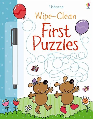Wipe-Clean First Puzzles (Wipe-clean Books) Paperback – 16 Dec. 2013