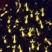 Lalapao Christmas Lights 2 Pack 30 LED Solar String Lights Water Drop Xmas Fairy String Outdoor Decorations Waterproof Home Decor Light Perfect for Tree Indoor Patio Garden Party Wedding (Warm White)…
