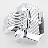 Chrome Plated Stock Oil Cooler Cover for Harley-Davidson Touring Road Street Glides 2011-2016