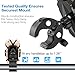 Bike Phone Mount, Siroflo Bicycle Holder for any Smart Phone: iPhone 7 /7+, 6 /6+, 5s, 5, Samsung Galaxy S7 /S7 Edge, S6, S5, S4, Nexus, Nokia, LG Motorcycle, Bike Mount, Bike Accessories Adjustable