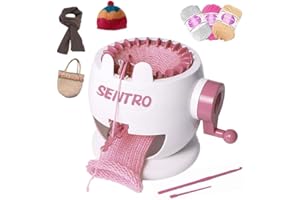 MERICTOP SENTRO Knitting Machine, 22 Needle Knitting Machines, Circular Knitting Machine, Smart Circular Crochet Machine, hat loom machine, knitting machines for adults, Sock Loom, Socks,Hat,Scarf,glove