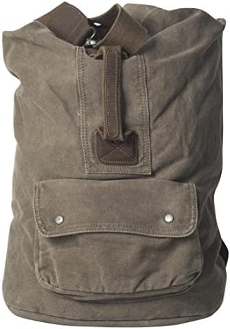 GOOTUCH Canvas Vintage Backpack Barrel Bag Rucksack Large Capacity for Traveling/Hiking (light brown)
