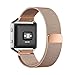 UMTELE Accessories Band Small, Plexus Milanese Loop Stainless Steel Mesh Bracelet Replacement Strap Band with Unique Magnet Lock for Fitbit Blaze Smart Fitness Watch (5.1