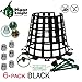 Plant and Tree Guard and Protector for Trees, Plants, saplings, Landscape Lights, lamp Posts, More; Expandable for Larger Trees and Plants; Provides Protection from Trimmers, Weed whackers (Black-6) primary