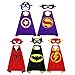 Fun Cartoon Hero Capes - for Kids Halloween Costumes and Masks Birthday Party Gifts