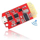 Icstation Bluetooth Receiver Board BT 5.0 Stereo Audio Amplifier 2x5W Mini Power Amp Module 3.7-5V for DIY Wireless Speaker