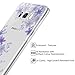 GeekZone Galaxy S8 Plus Flower Clear Case, Anti-Scratch Resistant Protective Shell Cover,Slim Fit Lightweight Super Slim Soft TPU Case with Flower for Samsung Galaxy S8 Plus
