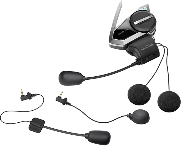 SENA 50S MOTORCYCLE JOG DIAL COMMUNICATION BLUETOOTH HEADSET W/SOUND BY HARMAN KARDON INTEGRATED MESH INTERCOM SYSTEM PREMIUM MICROPHONE & SPEAKERS