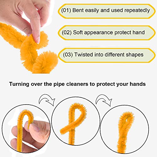 2 Pipe+Cleaners+Bulk+Craft+Supplies