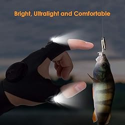 HANPURE LED Flashlight Gloves Stocking Stuffers for