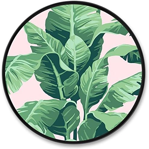 ZDtrade Pop Out Phone Grip and Stand Socket Mobile Phone Holder for All iPhones, iPads, Smartphones and Tablets-Banana Leaves