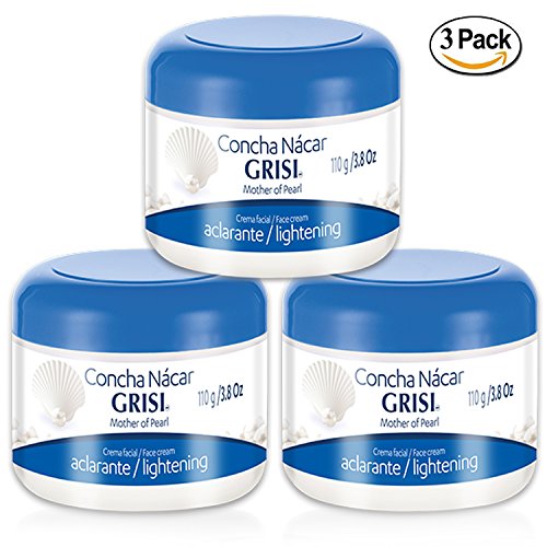 Grisi mother of pearl face cream lightening, 3.8 oz ( pack of 3)