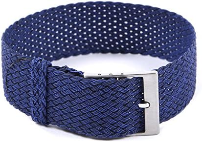 Perlon watch strap 20mm Navy Blue