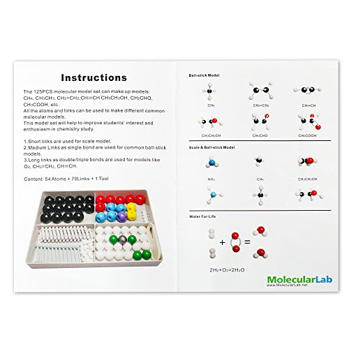 image for MolecularLab.Net Organic Chemistry Molecular Model Kit Student Set - (