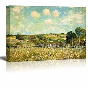 Meadow by Alfred Sisley Print Famous Painting Reproduction