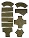 War World Gaming Dirt Road Junction, Straight & Curved Sections Full Set of 10 – 28mm Wargaming Scenery Terrain Model Diorama