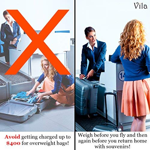 Luggage Scale for Travelers - Temperature Sensor, Battery Indicator, LCD display - Thumbnail 3
