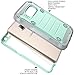 E LV Case for Galaxy S7 Case Armor Protection Defender Case Cover for Samsung Galaxy S7 - [Mint/Grey]