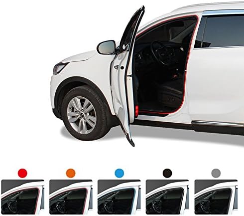 GotoShopCar Noise Protection Keeper Anti Wind Noise Door Air Seal Strip DIY Moulding Trim (Gray)