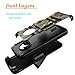 Moto E4 Case, [Not Fit Moto E4 Plus] Circlemalls [Combo Holster] Built-In Kickstand Bundled With [HD Screen Protector] Shock Proof And Stylus Pen For Motorola Moto E4 / Moto E 4th Generation (Camo)