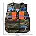 Biowow Adjustable Elite Tactical Nerf Tactical Vest N-strike for Foam Darts Camouflage with Storage Pockets