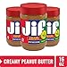 Jif Creamy Peanut Butter, 7g (7% DV) of Protein per Serving, Smooth, Creamy Texture, No Stir Peanut Butter, 16 Ounce, Pack of 3 primary