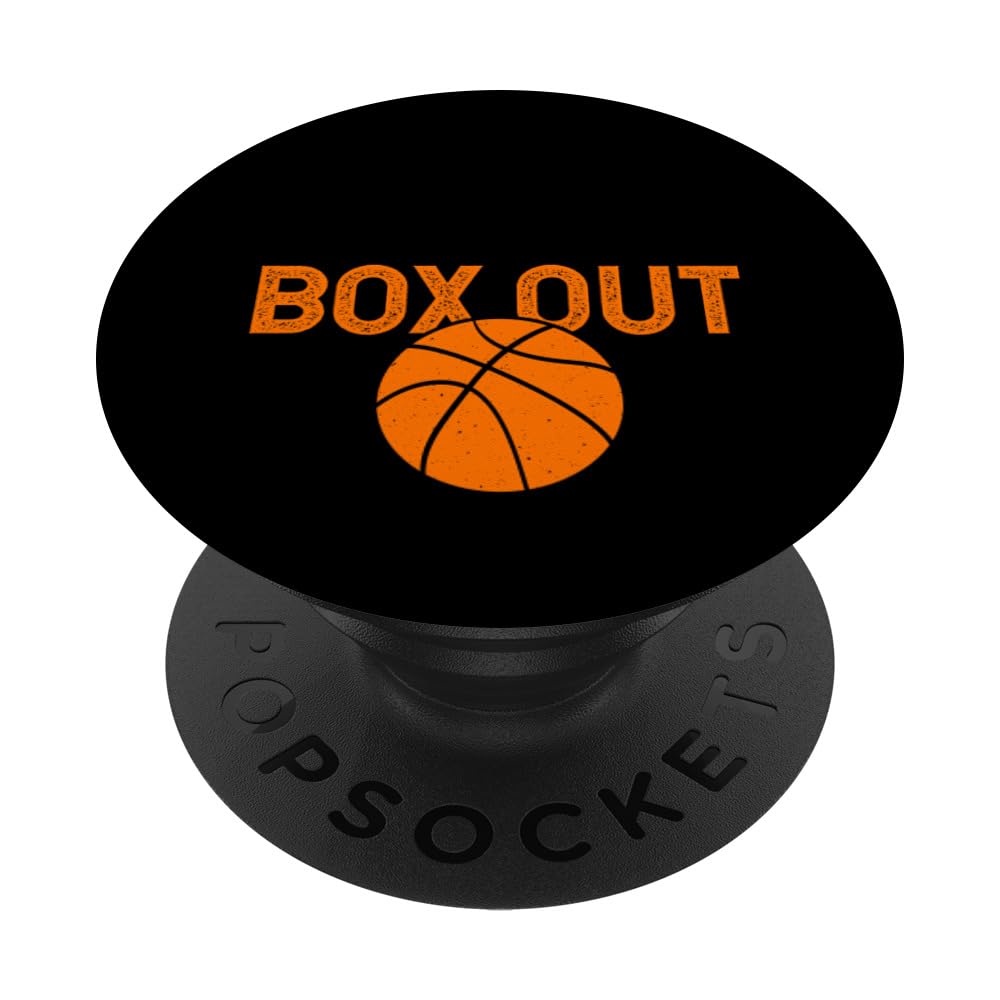 Box Out Basketball Rebound Rebounding Baller Sport Coach PopSockets Swappable PopGrip