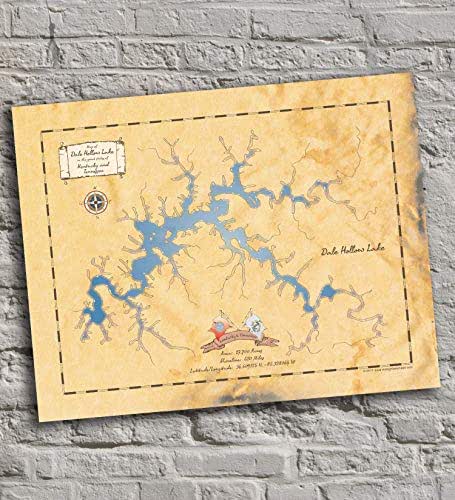 Amazon.com: Dale Hollow Lake - Kentucky and Tennessee - Vintage ...