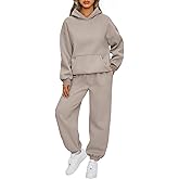 AUTOMET Womens 2 Piece Outfits Lounge Hoodie Sweatsuit Sets Plus Size Fall Fashion Clothes Airport Travel Pants Tracksuits