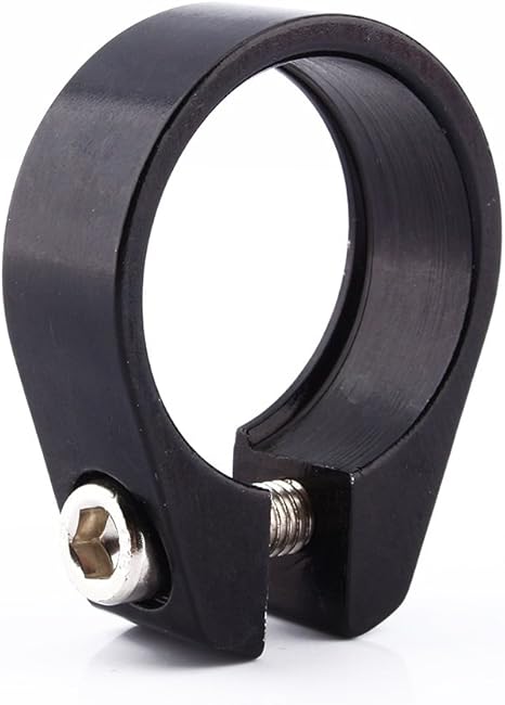 SunniMix Fahrrad Sattelklemme Aluminium - Schnellspanner Für 31,8mm Sattelstützen