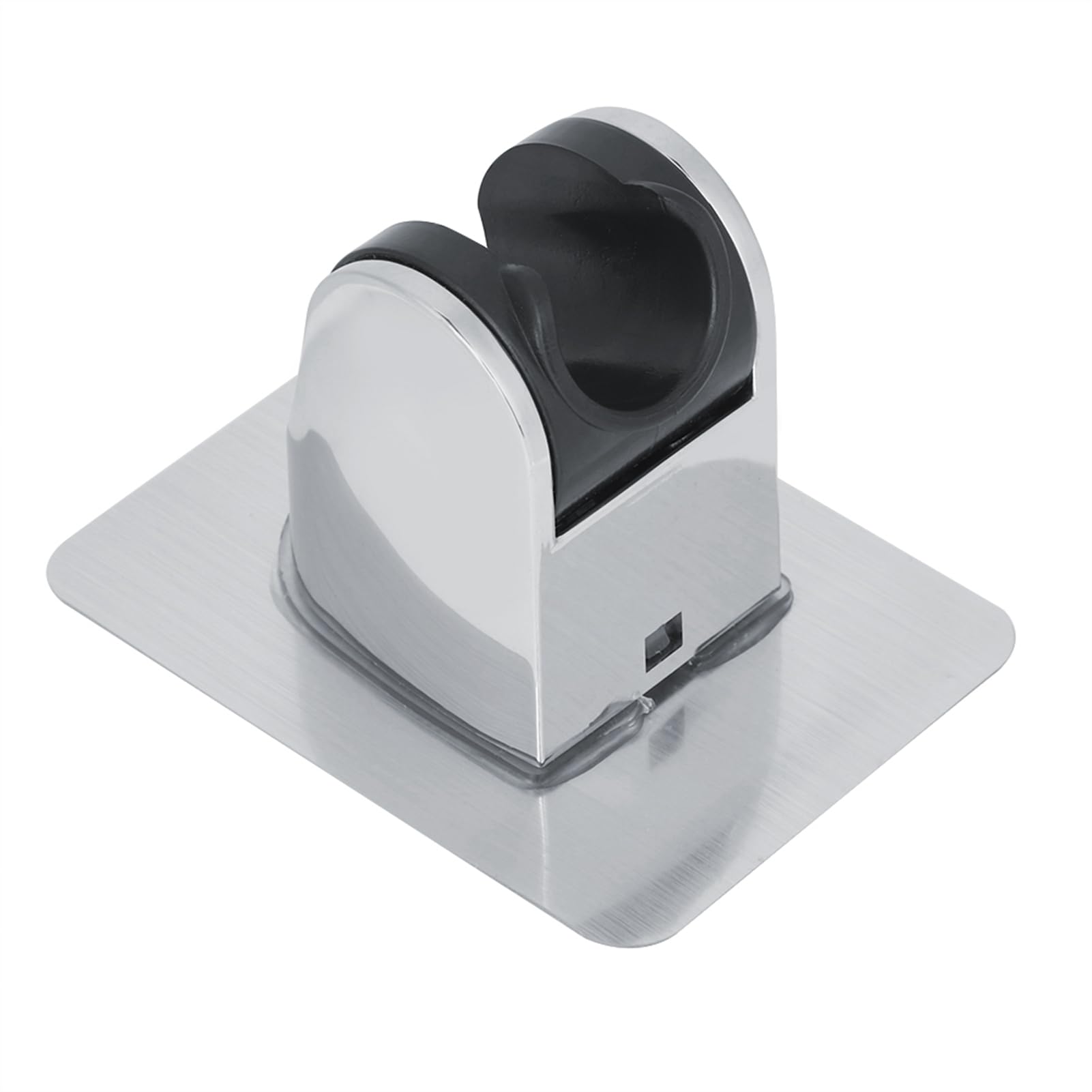 Adjustable Shower Head Holder Wall Mount - Chrome Adhesive Mount for Handheld Showerhead | Space-Saving Bathroom Accessories with 170cm Hose