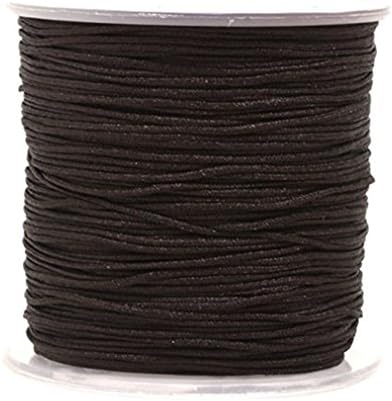 QYSM Waxed Cotton Cord Waxed Thread Cord String Strap Necklace Rope DIY Jewelry Making£¬1mm