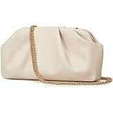 Clutch Purses for Women – Elegant Pleated Soft PU Leather Evening Bag with Detachable Chain, Ideal for Weddings & Parties