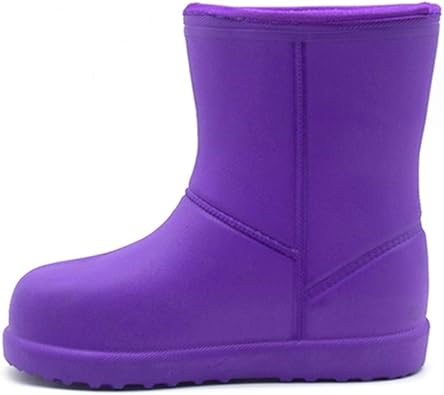 Amazon ドドシューズ 完全防水 レディース レインブーツ レインムートンブーツ ムートン ブーツ 雨靴 長靴 3cmヒール ムートンブーツ ショートブーツ ラウンドトゥ フラット 防水 痛くない 歩きやすい 防寒 雨 梅雨 雪 レイン レインシューズ