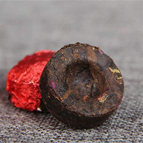 HELLOYOUNG Pu-Erh-Tee 100 g Reifer Pu'er-Tee in Dosen Rose Puer Kleiner Tuocha-Tee Gekochter Pu-Erh-Tee Chinesischer Tee Gesunder Puerh-Tee Roter Tee – Bild 6