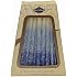 Rite-Lite Hand-Dipped Shades Of Blue Chanukah Candles - 5 3/4 Inch, Box Of 45