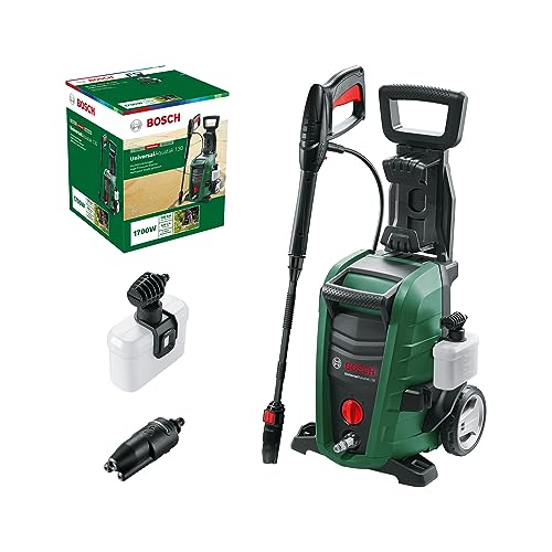 Bosch Hochdruckreiniger UniversalAquatak 130 (3-in-1-Düse, Schaumdüse, transparenter Wasserfilter, Hochdruckpistole, 6 m Schlauch, 5 m Kabel, 1700 Watt, Druck: 130 bar)