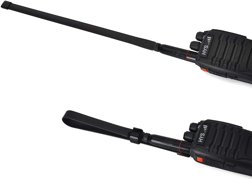 HYS SMA Female Antenna 15.3-Inch Foldable Dual Band UV VHF/UHF 144/430Mhz CS Tactics Antennas for Kenwood TYT BAOFENG UV-82 UV-B5 GT-3 BF-F8HP UV-5RA UV-5RE UV-5R: Home Audio & Theater
