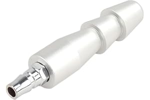 EBIEFLY Silver Single Adapter VAC Massage Air Machine Attachments for Vac-U-Lock Tools with Quick Air Connector Device Gift