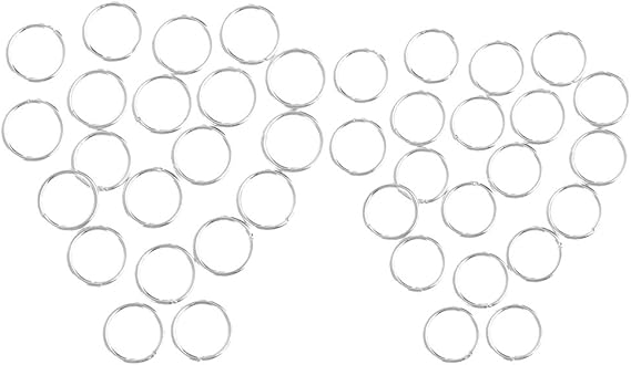 Sharplace 40 Piezas De Plata Esterlina Anillos De Salto Abiertos para
