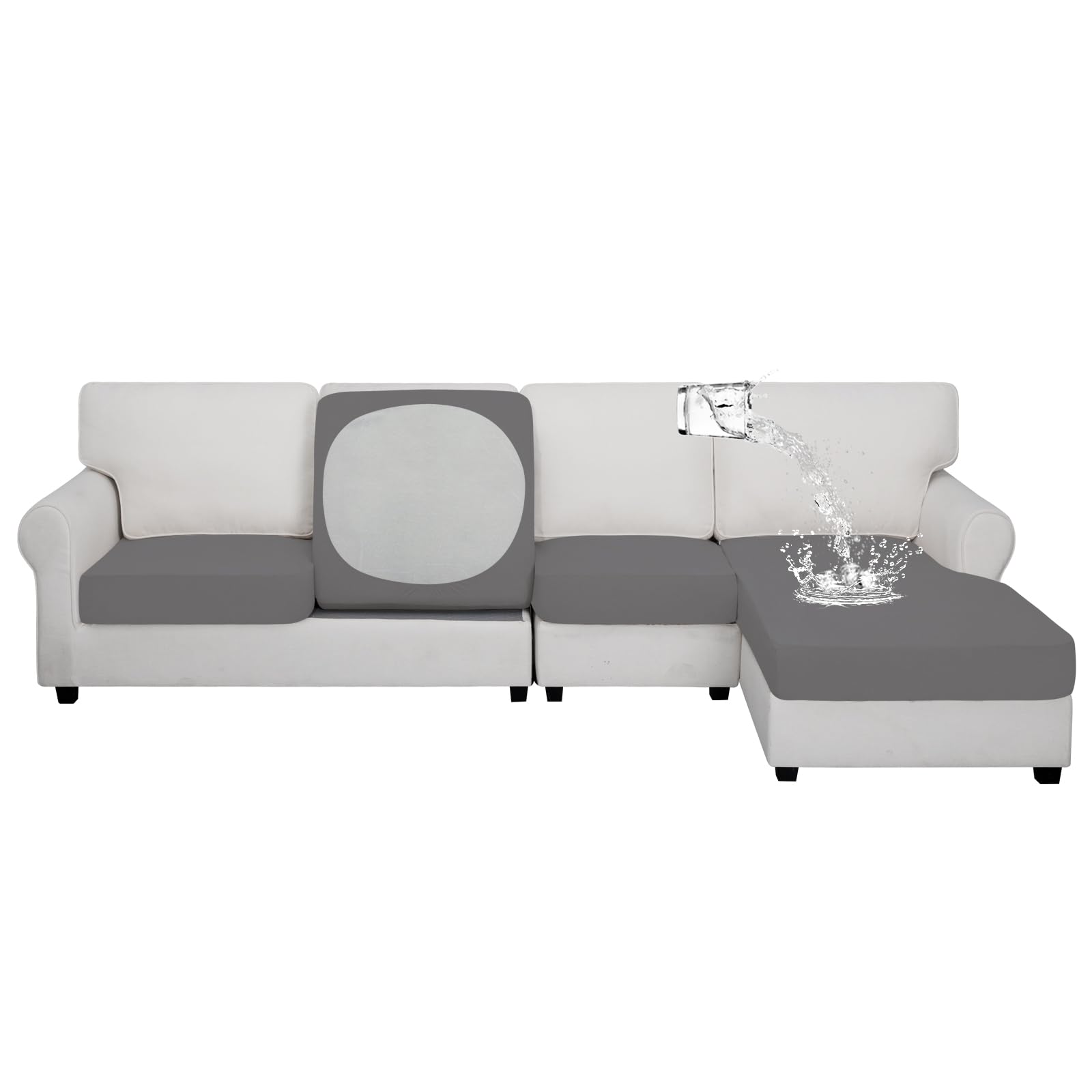 Easy-Going 100% Waterproof 4 Pieces Couch Cushion
