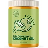 Popsmith Popcorn Butter Flavored Coconut Oil - 30oz Popcorn Popping Oil - Makes Movie Theater Style Popcorn - Zero Trans Fat,