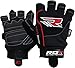RDX Weight Lifting Gloves for Gym Workout - Breathable with Padded Anti Slip Palm Protection - Great for Fitness, Bodybuilding, Powerlifting, Strength Training, Weightlifting, Cycling & Exercise