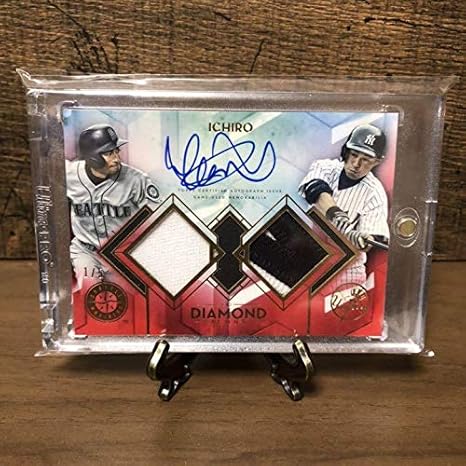 Amazon 1 5 世界5枚限定 イチロー 直筆サインカード Topps アイドル 芸能人グッズ 通販