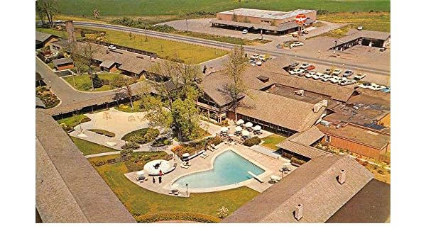 Cottage Grove Oregon Village Green Birdseye View Vintage Postcard