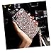 Tianyuanxuan Iphone 7/8 Plus Case Acrylic Crystal Rhinestone Bling Diamonds Ultra Clear Cover Soft Shell for Iphone7/8 Plus-Pink