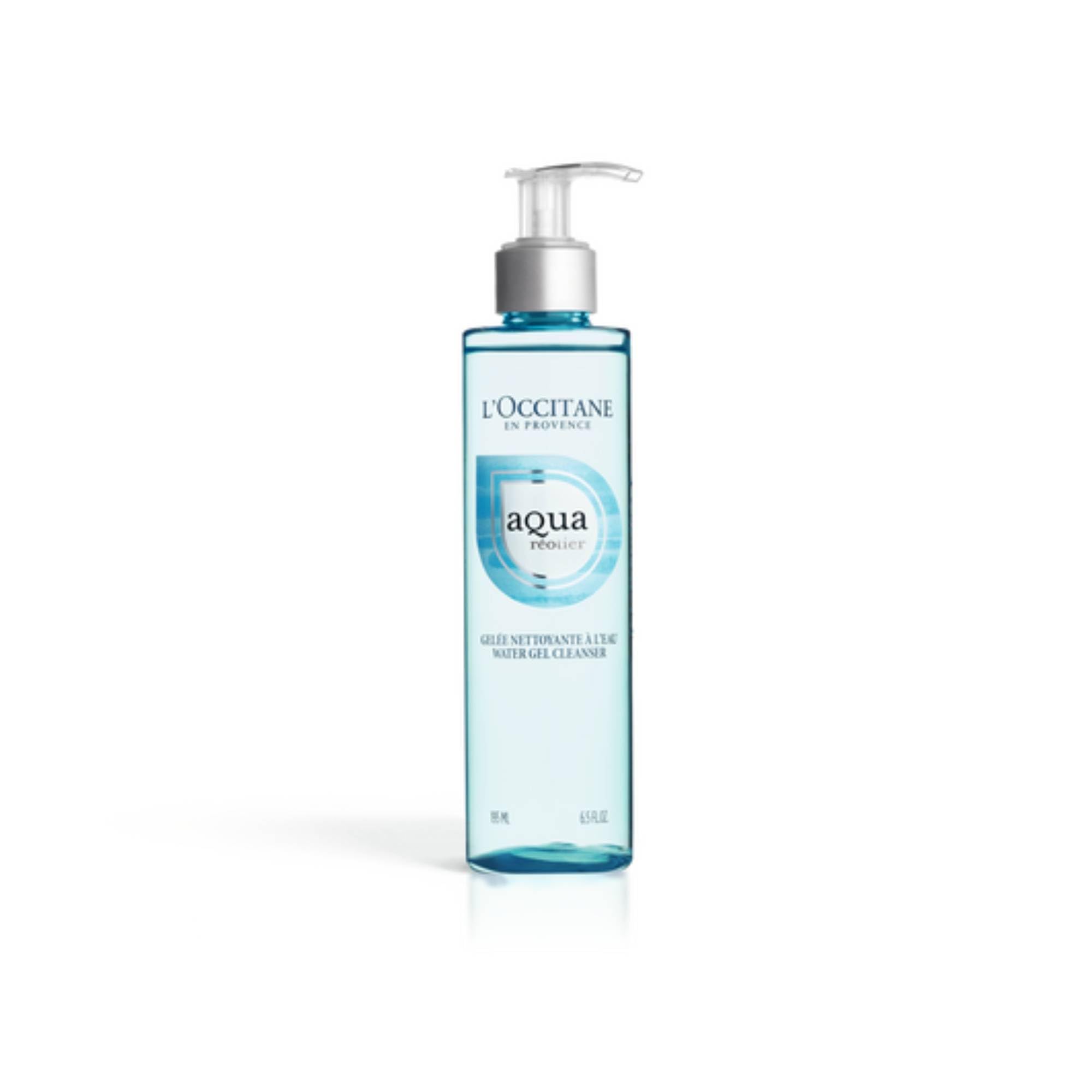 L'OCCITANE Aqua Réotier Water Gel Cleanser 195ml | Hydrating & Nourishing | Vegan & 96% Readily Biodegradable | Luxury & Clean Beauty Face Cleanser