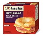 Jimmy dean croissant sandwiches ham&Cheese - 4ct (077900502071)